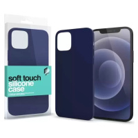 Apple iPhone 14 Plus, Silikónové puzdro, Xprotector Soft Touch, tmavomodré