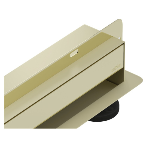 MEXEN - Flat Wall žľab k stene 2v1 60 cm zlatý 1530060