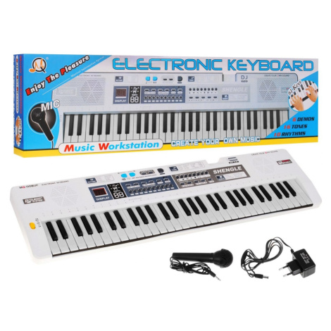 mamido Detský keyboard XXL biely