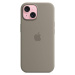 Apple Originál Silikónový kryt s MagSafe pre iPhone 15 Clay, MT0Q3ZM/A