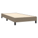 vidaXL Rám na boxspring posteľ sivohnedý 90x190 cm látka