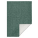 Kusový koberec Twin-Wendeteppiche 103095 grün creme – na von aj na doma Rozmery kobercov: 160x23