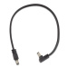 Rockboard Flat Power Cable - Black 30 cm / 11.81 angled/straight