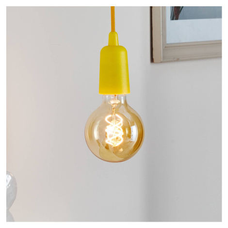 Závesné svietidlo Brasil, žlté, 1-plameňové SOLLUX LIGHTING