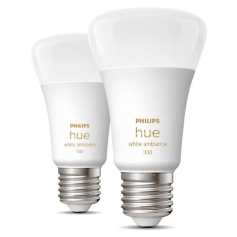 Philips Hue Smart žiarovky - Inteligentná LED žiarovka E27, 8 W, stmievateľná, biele svetlo, 2 k