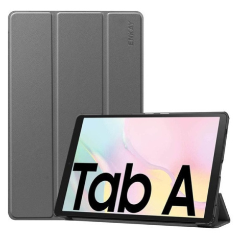 Samsung Galaxy Tab A7 10.4 (2020) SM-T500 / T505, puzdro na zakladač, Trifold, Enkay, sivé