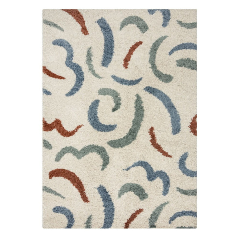 Krémovobiely koberec 80x150 cm Squiggle – Flair Rugs