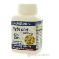 MedPharma RYBI OLEJ 1000 mg - EPA, DHA  30+7 ks