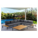 Sivý záhradný lounge set pre 5 Nydri - Tomasucci