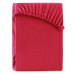 Bordó červená elastická plachta s vysokým podielom bavlny AmeliaHome Ruby, 200 x 120-140 cm