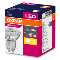 OSRAM VALUE GU10 6, 9W/830 PAR1680W 36° teplá