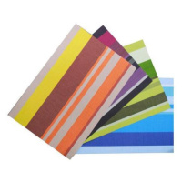 TORO Plastové tkané prestieranie TORO 45x30cm prúžky MIX farieb
