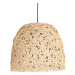 Závesná lampa Leitmotiv Nest cone large natural, 40cm