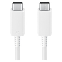 Samsung USB-C/USB-C dátový kábel 5A, 1.8m (EP-DX510JWE) biely