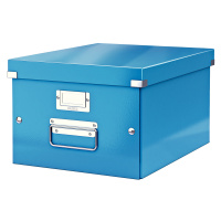 LEITZ Univerzálna krabica Click&Store, veľkosť M (A4), modrá