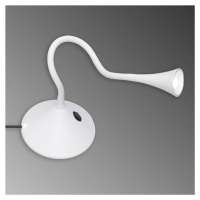 Flexibilná stolná LED lampa Viper v bielej