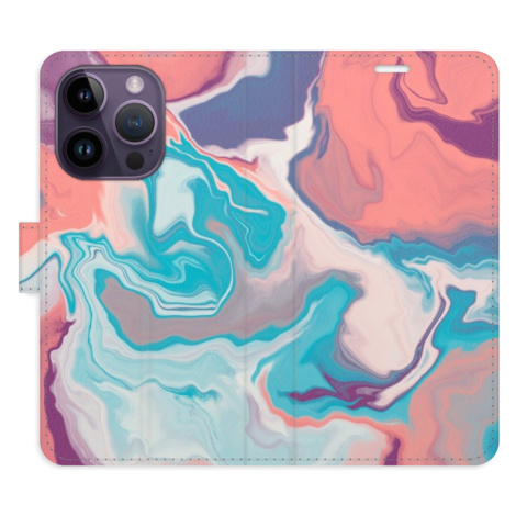 Flipové puzdro iSaprio - Abstract Paint 06 - iPhone 14 Pro