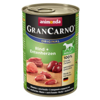 Animonda dog konzerva Gran Carno hovädzie / kačacie srdce - 800g