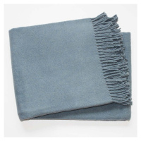 Modrosivá deka s podielom bavlny Euromant Basics, 140 x 180 cm