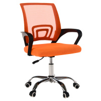 Kancelárska stolička, oranžová/čierna, DEX 2 NEW