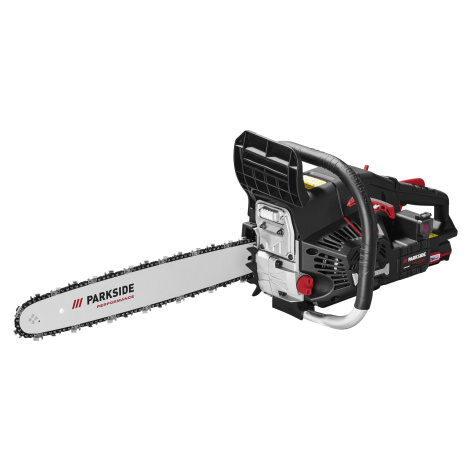 PARKSIDE PERFORMANCE® Benzínová reťazová píla s elektrickým štartovaním PPBKS 56 A1