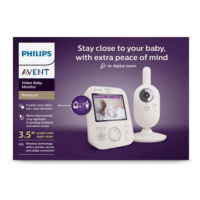 PHILIPS Avent baby video monitor SCD891/26 set