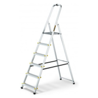 Hliníkový rebrík so 6 schodíkmi a nosnosťou 150 kg