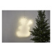 Závesná svietiaca LED dekorácia Star Trading Lumiwall Snowman, výška 50 cm