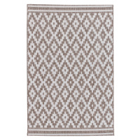 Dekoria Koberec Modern Rhombs mink/wool 160 x 230 cm, 160 x 230 cm