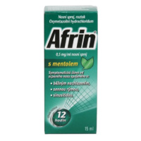 AFRIN 0,5 mg / ml nosový sprej s mentolom 15 ml