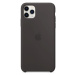 Silikónové puzdro Apple na Apple iPhone 11 Pro Max MWY1NFE/A Silicone Case Black