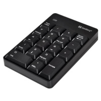 Bezdrôtová numerická klávesnica Sandberg NumPad 2 čierna
