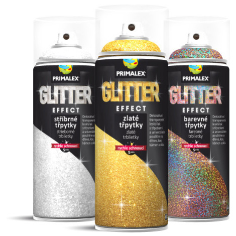 PRIMALEX GLITTER - Lak s farebnými trblietkami zlaté trblietky 400 ml