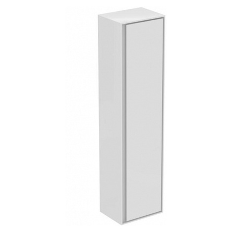 Kúpeľňová skrinka vysoká Ideal Standard Connect Air 40x30x160 cm v kombinácii hnedá mat / biela 
