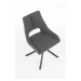 Dizajnová stolička Cretto sivá