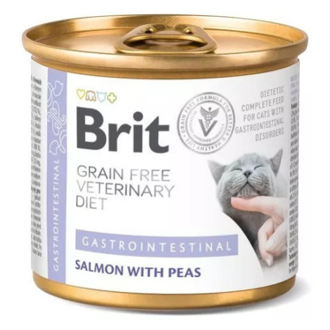 Brit Veterinary Diets GF cat Gastrointestinal konzerva pre mačky 200g