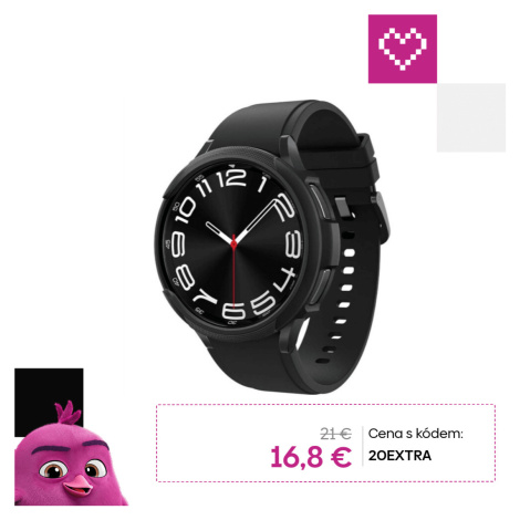 Spigen Liquid Air púzdro Samsung Galaxy Watch6 Classic 43mm matne čierne