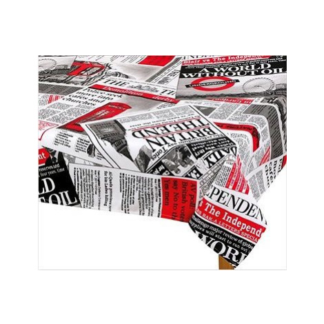 Bellatex Obrus EMA – 120 × 180 cm – noviny červené