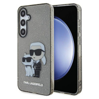 Plastové puzdro Karl Lagerfeld na Samsung Galaxy S24+ 5G S926 KLHCS24MHNKCTGK IML Glitter Karl a