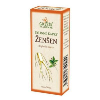 GREŠÍK Ženšen bylinné kvapky 50 ml