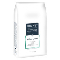 PRO-VET Weight control granule pre psov na zníženie hmotnosti 1 ks, Hmotnosť balenia (g): 2,5 kg