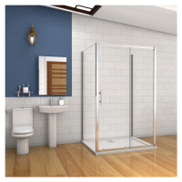 H K - Viacstenné sprchovací kút SYMPHONY U3 100x80x80 cm s posuvnými dverami vrátane sprchovej v