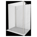 Mexen Kioto, 3-stenová sprchová zástena Walk-In Walk-in 140 x 110 x 30 cm, 8mm číre sklo, brúsen