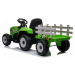 Mamido Mamido Elektrický traktor s vlečkou Blow zelený