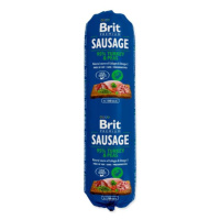 Saláma Brit Sausage morka s hráškom 800g