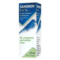 SANORIN 0,5 ‰ aerodisperzia 10 ml