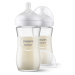 Philips AVENT Fľaša Natural Response sklenená 240 ml, 1m+ 2 ks