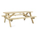 Blumfeldt Picknicker 180, piknikový stôl, záhradný set, 32 mm, borovicové drevo