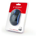 GEMBIRD myš MUSW-4B-03-B, čierno-modrá, bezdrôtová, USB nano receiver