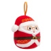 Textilná vianočná ozdoba ø 10 cm Santa Nick – SQUISHMALLOWS